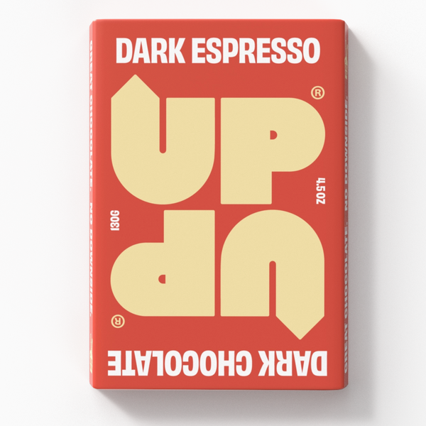 UP-UP Espresso Dark Chocolate Bar 120G/4.6oz