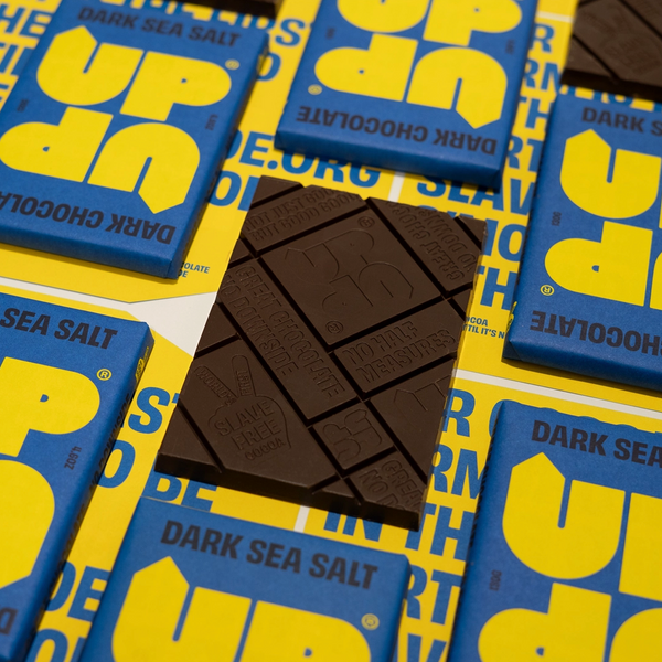UP-UP Sea Salt Dark Chocolate Bar 120G/4.2oz