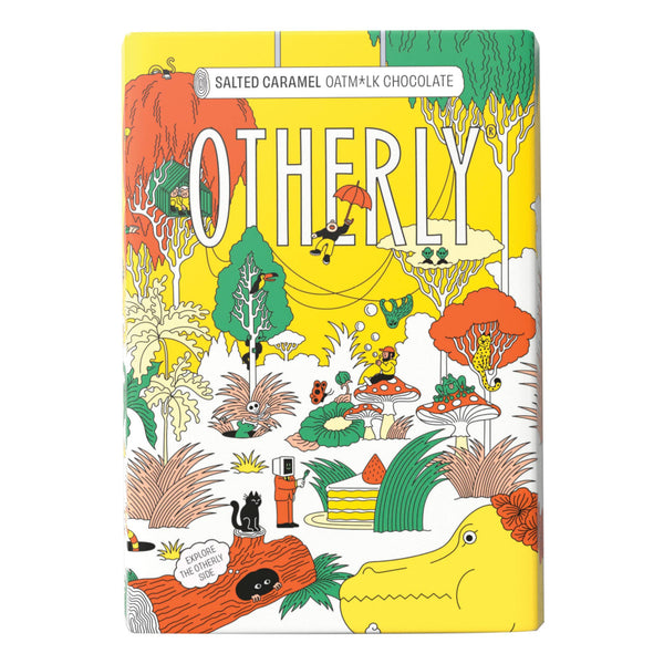 Salted Caramel Oatm*lk Chocolate Bar 120g | Vegan | Creamy