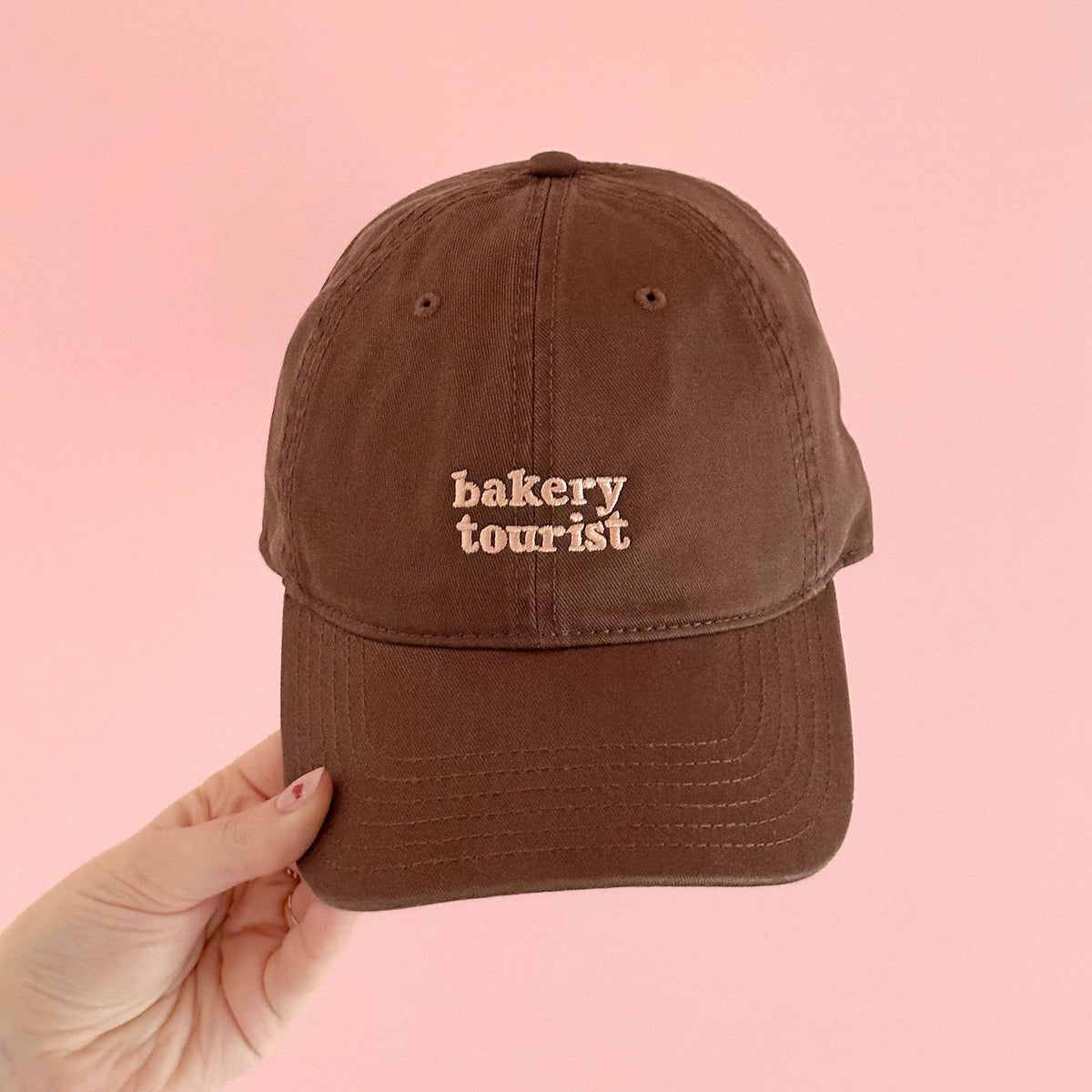 Bakery Tourist - Cotton Baseball Cap - Cocoa