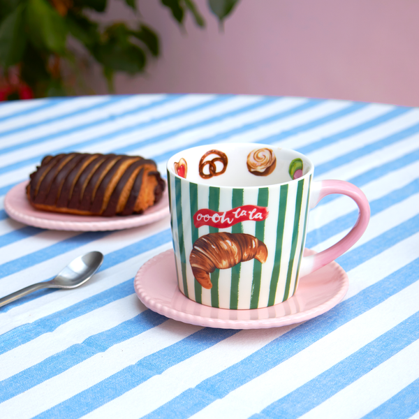 Oooh La La Croissant Mug
