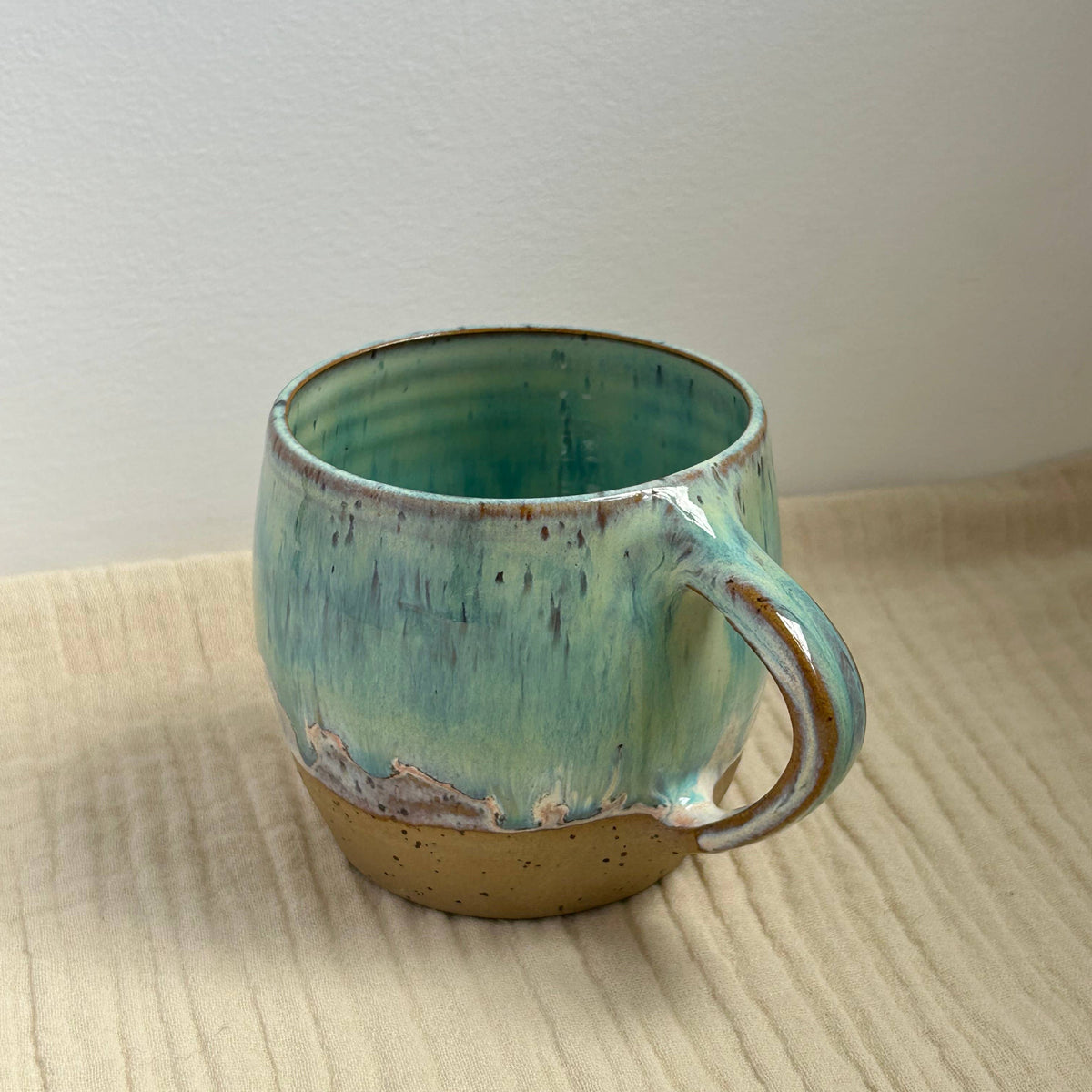 Handmade Ceramic Mug - Sea Green