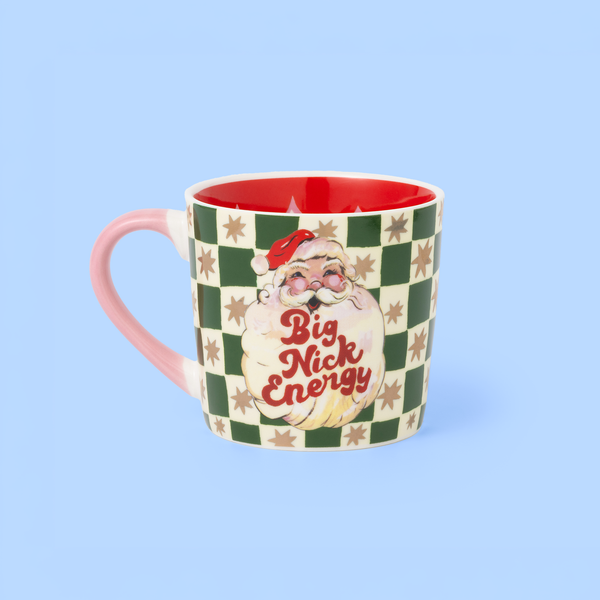 Big Nick Energy Checkerboard Mug