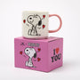 Peanuts I Love You mug