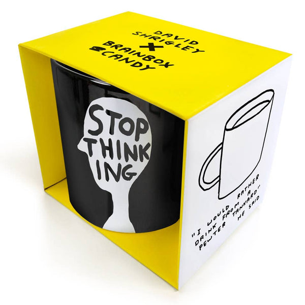 David Shrigley Mug Stop Thinking