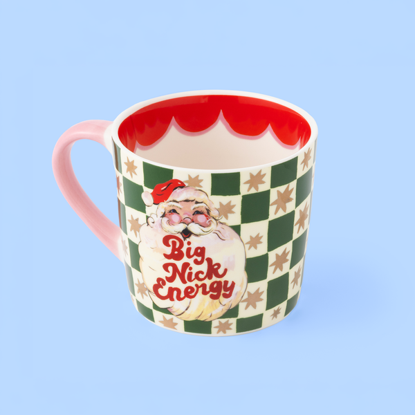 Big Nick Energy Checkerboard Mug
