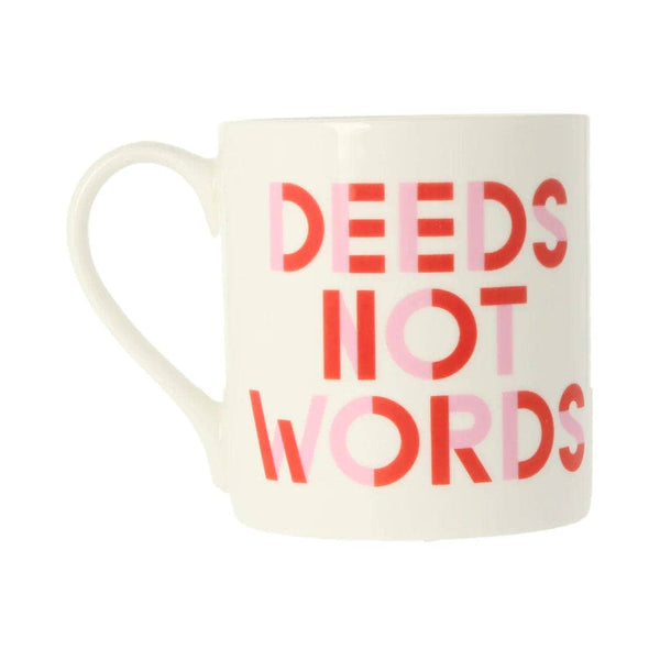 Deeds Not Words Mug
