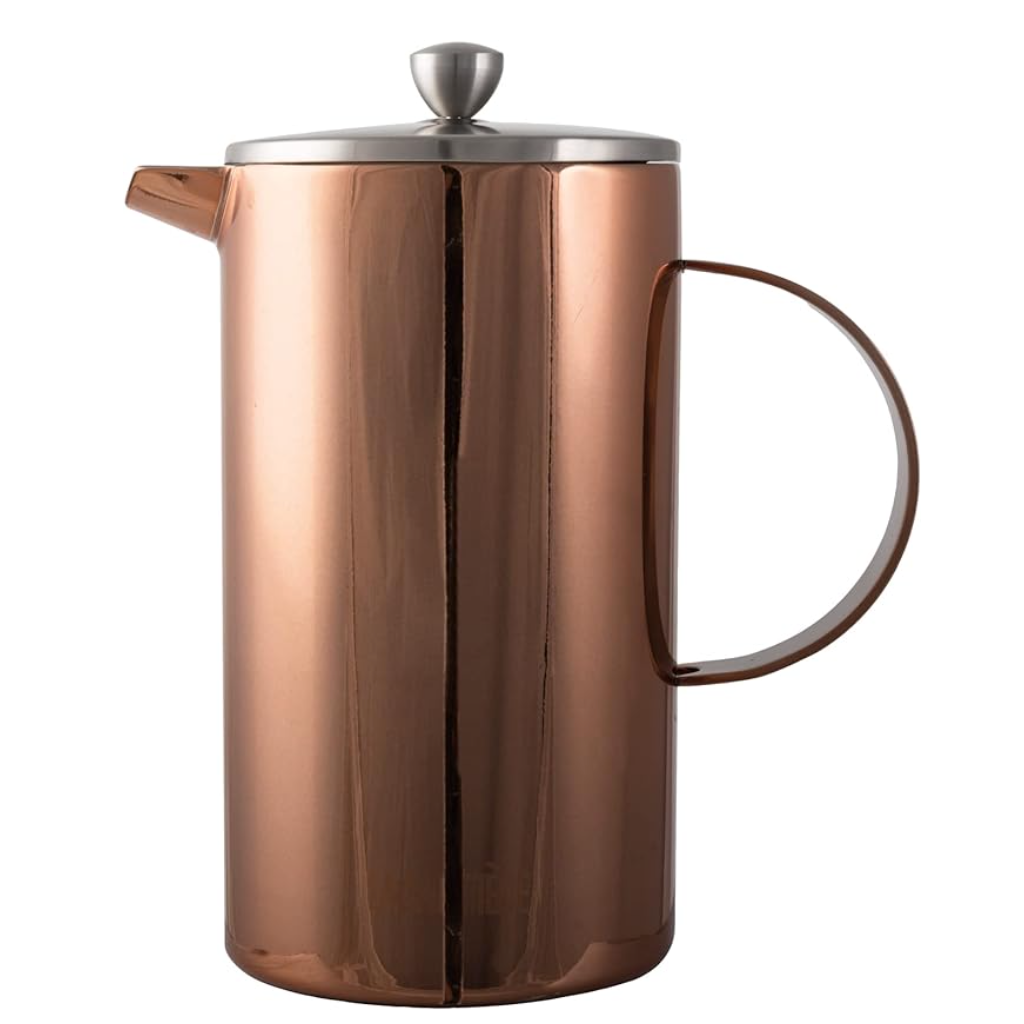 Edited Double Walled Copper Cafetiere 8 cup