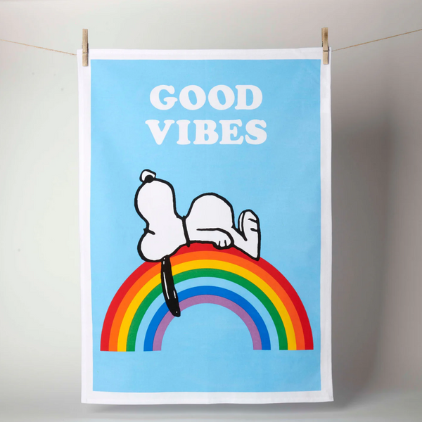 Peanuts Tea towel - Good Vibes