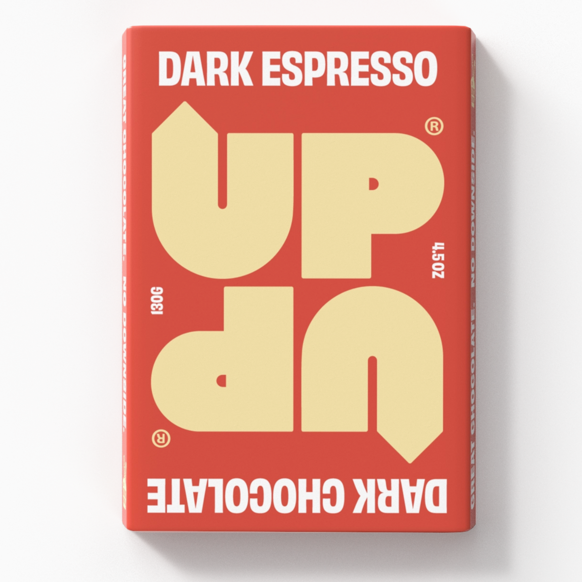 UP-UP Espresso Dark Chocolate Bar 130G/4.6oz