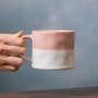 Ombre Pink and White Mug