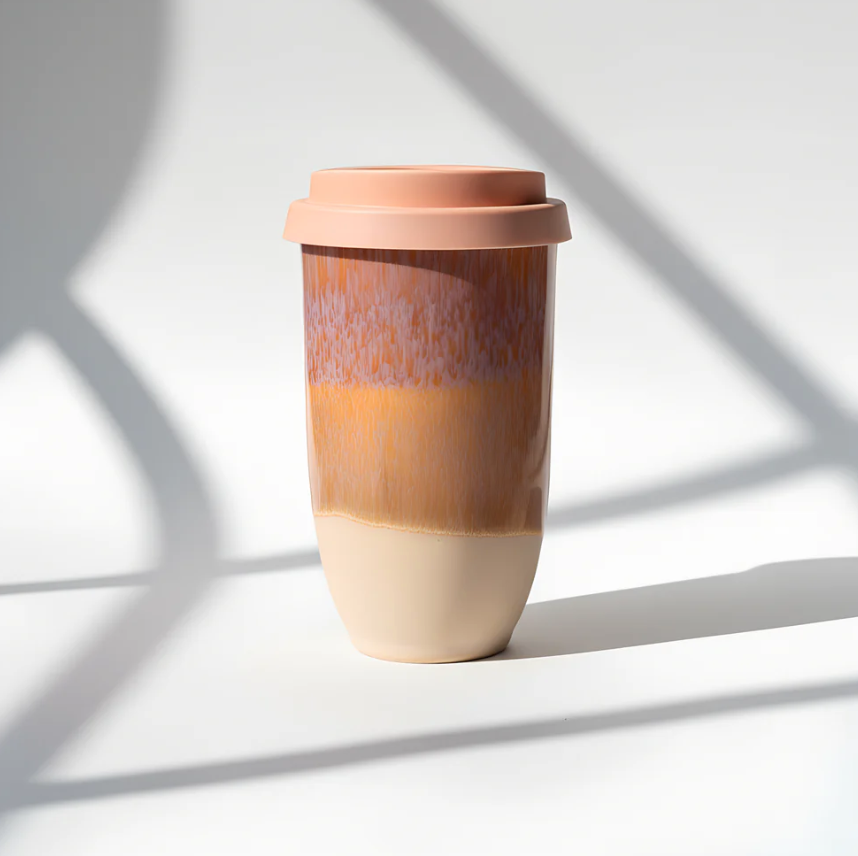 Glaze Ceramic Travel Mug