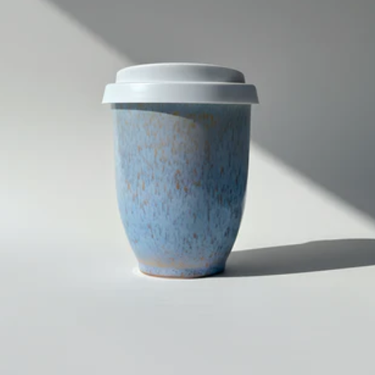Glaze Ceramic Travel Mug