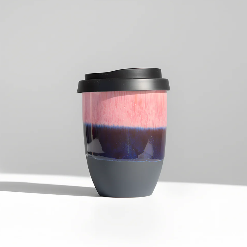 Glaze Ceramic Travel Mug