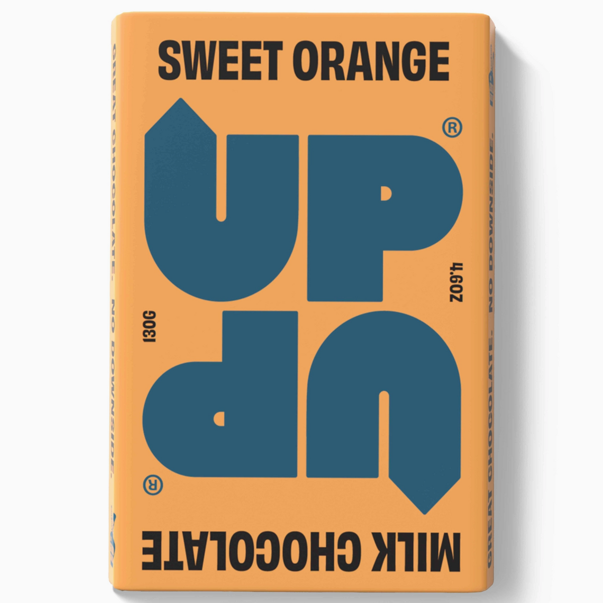 UP-UP Sweet Orange Milk Chocolate Bar 130G/4.6oz