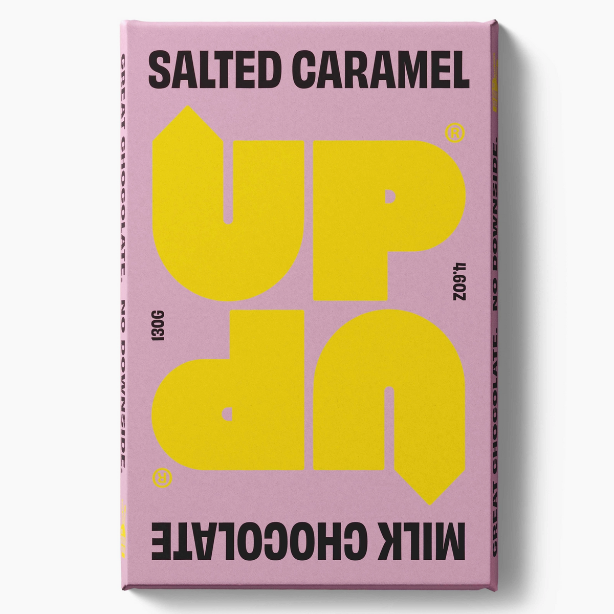 UP-UP Salted Caramel Milk Chocolate Bar 130G/4.6oz