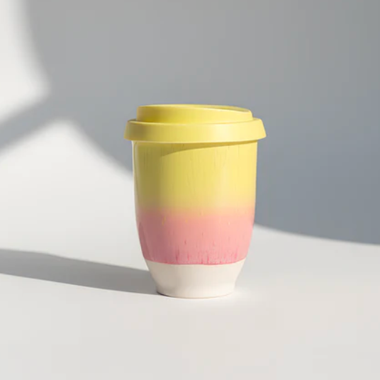 Glaze Ceramic Travel Mug