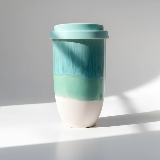 Glaze Ceramic Travel Mug