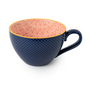 Red and Blue Arc Stoneware Mug, 330ml