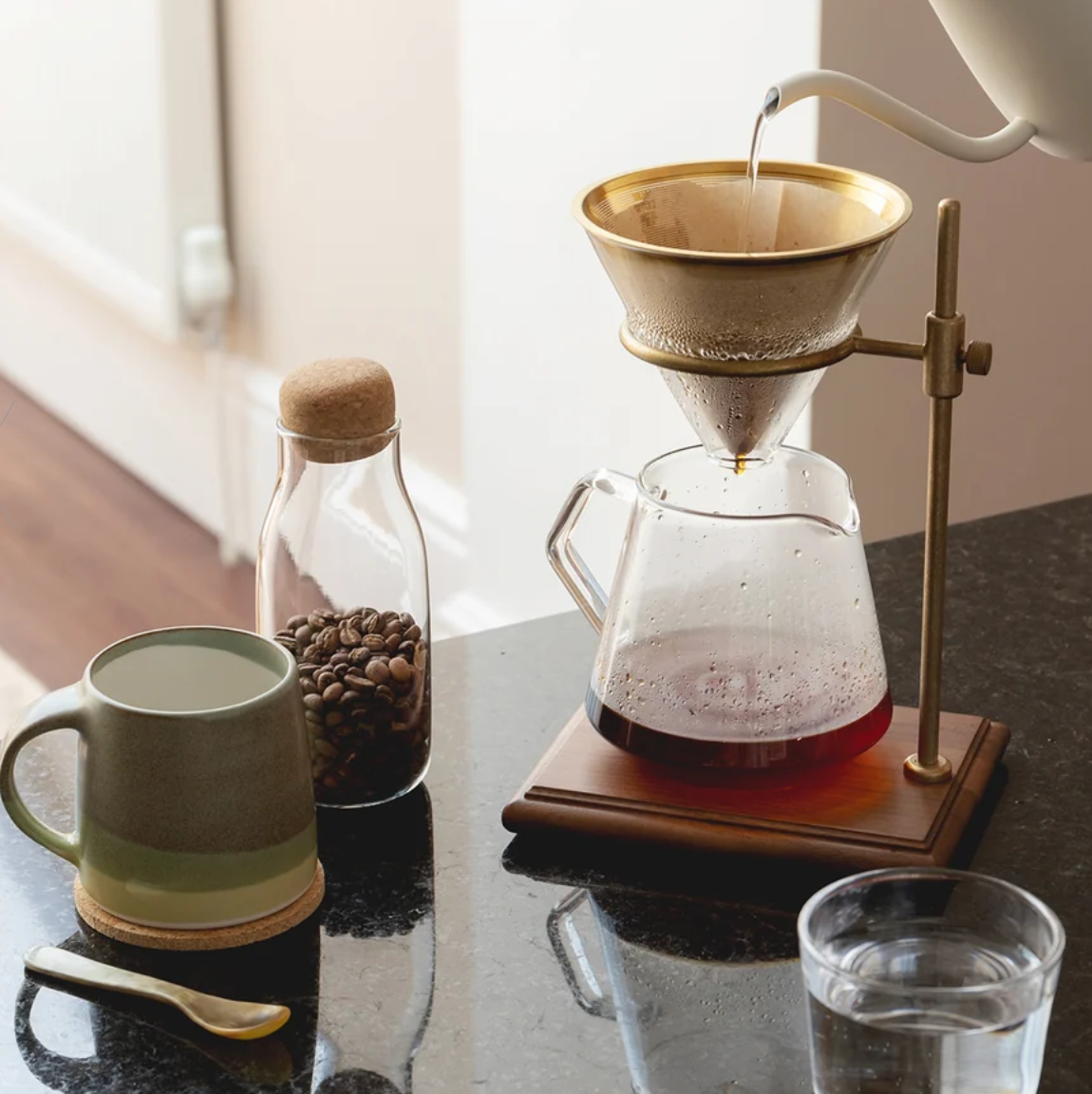 KINTO brewer stand set 4 cups (metal filter)