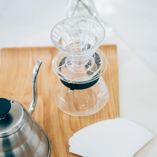 Hario V60 Coffee Dripper Set Transparent (Size 01)