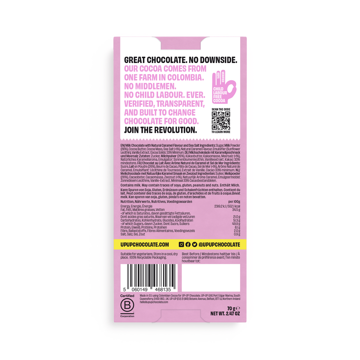 Salted Caramel Milk 70g