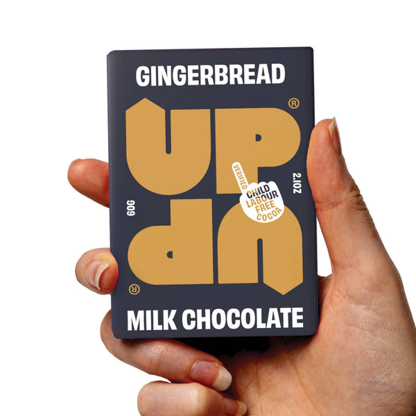 UP-UP Gingerbread Milk Chocolate Bar 60g
