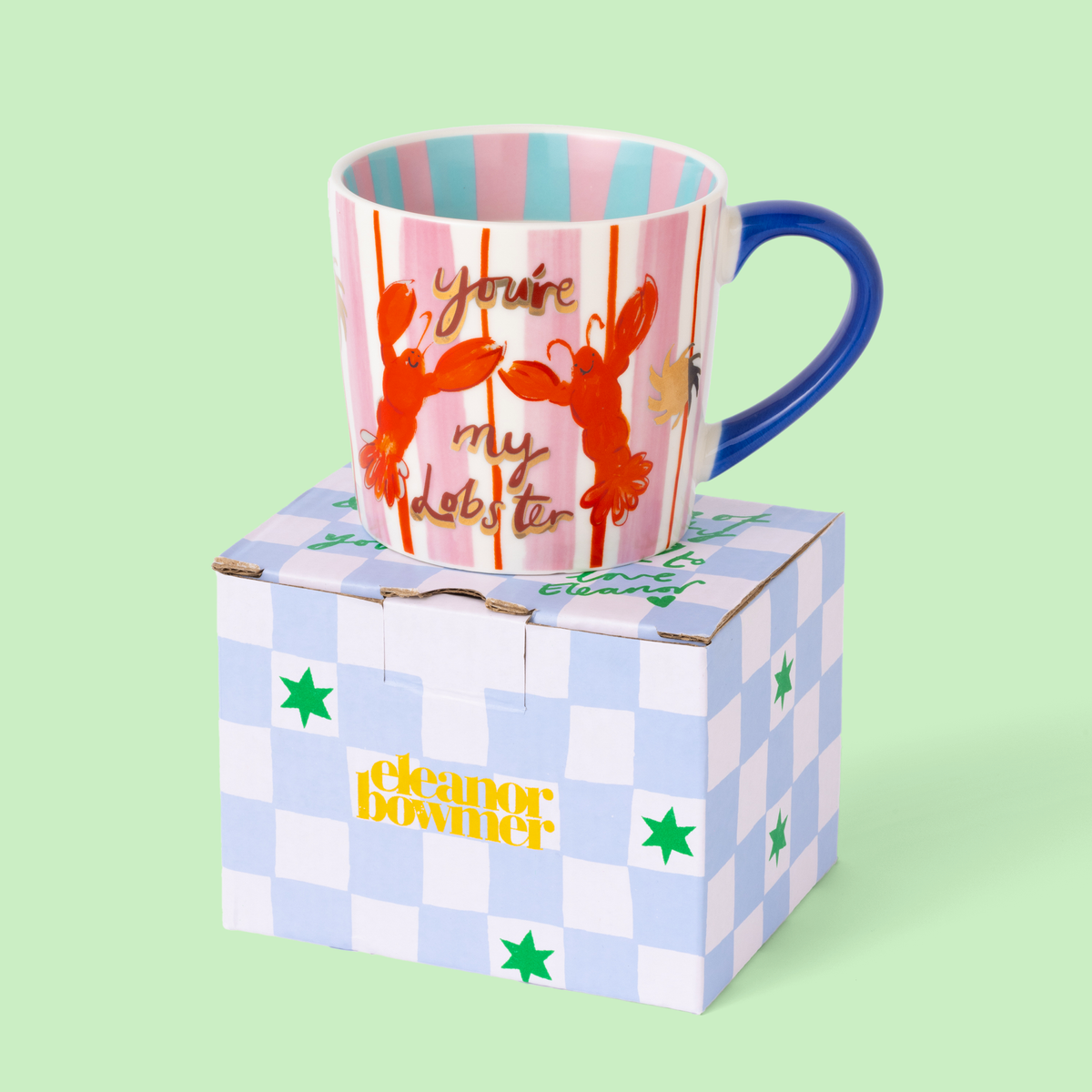 You're My Lobster Stripe Mug