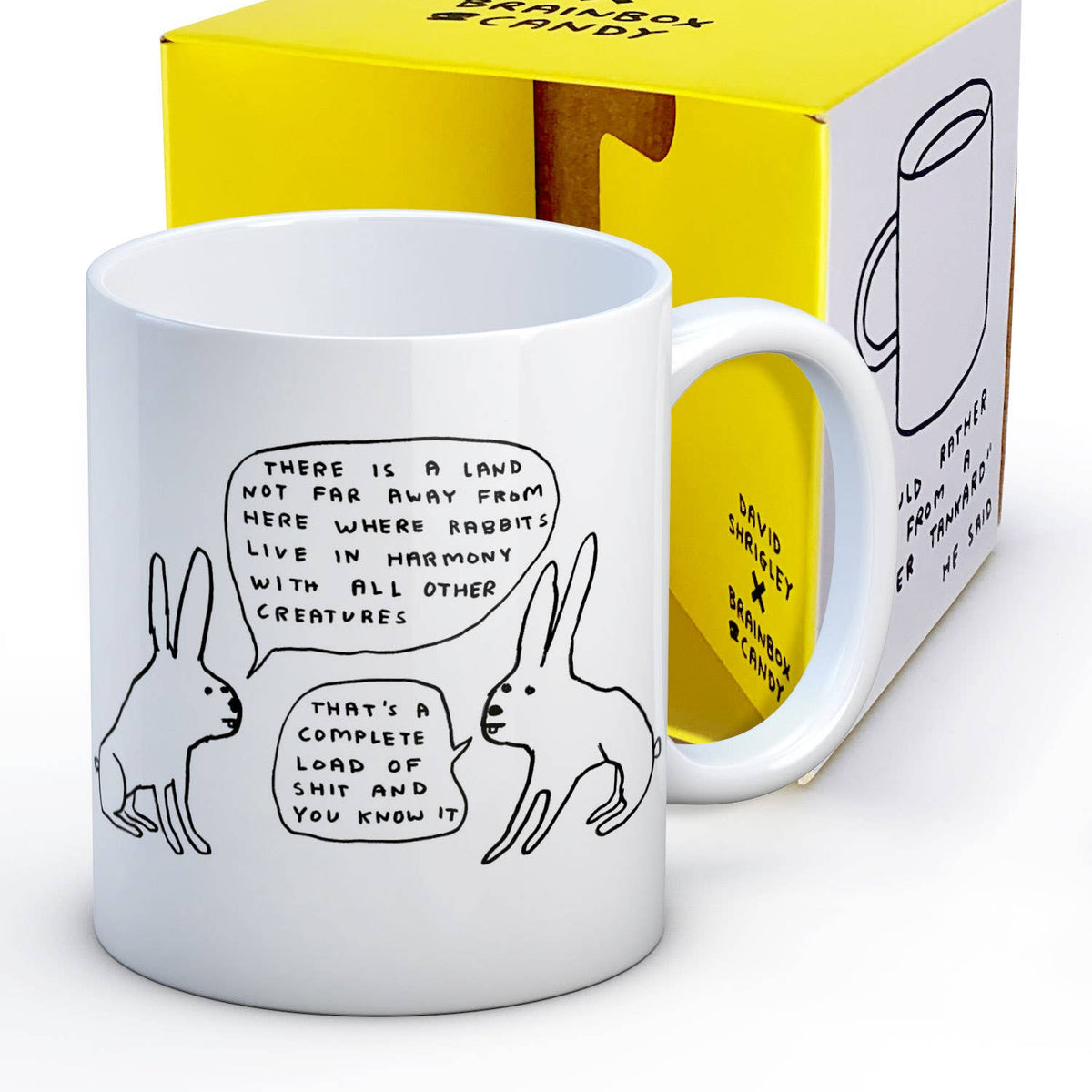 David Shrigley Mug Live In Harmony