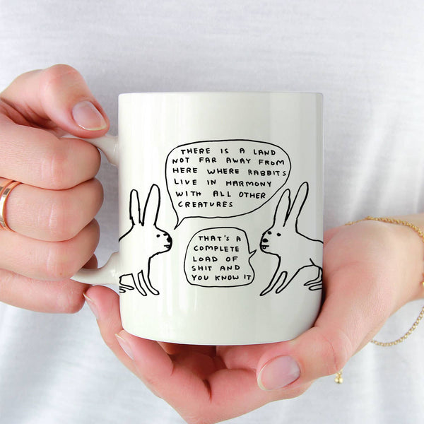 David Shrigley Mug Live In Harmony