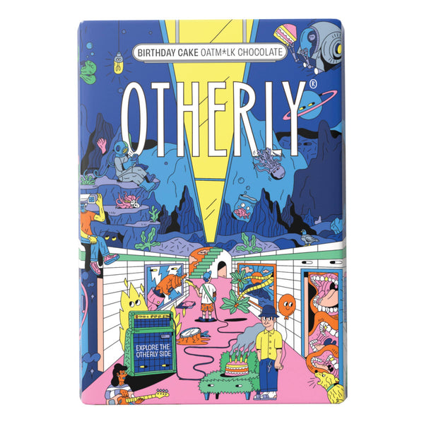 Birthday Cake Oatm*lk Chocolate Bar 120g | Vegan | Creamy