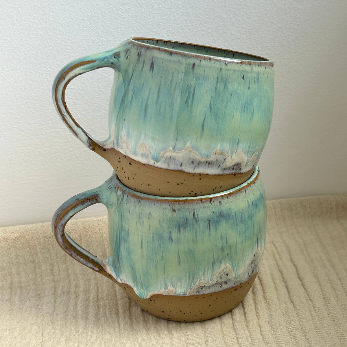 Handmade Ceramic Mug - Sea Green