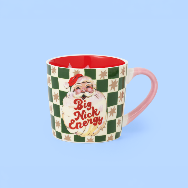 Big Nick Energy Checkerboard Mug