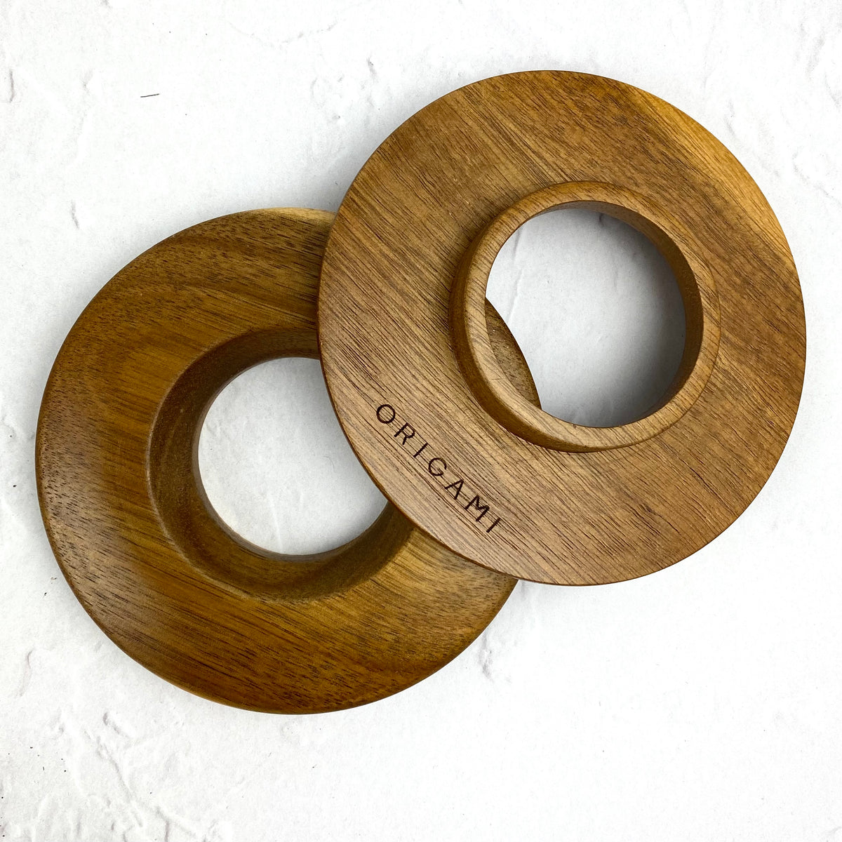 Filter Cone ORIGAMI and Wood Holder set