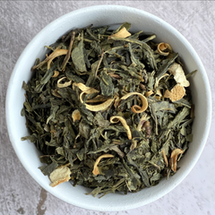 Earl Grey Green Tea (Sencha Wild Grey)- Loose Green Tea