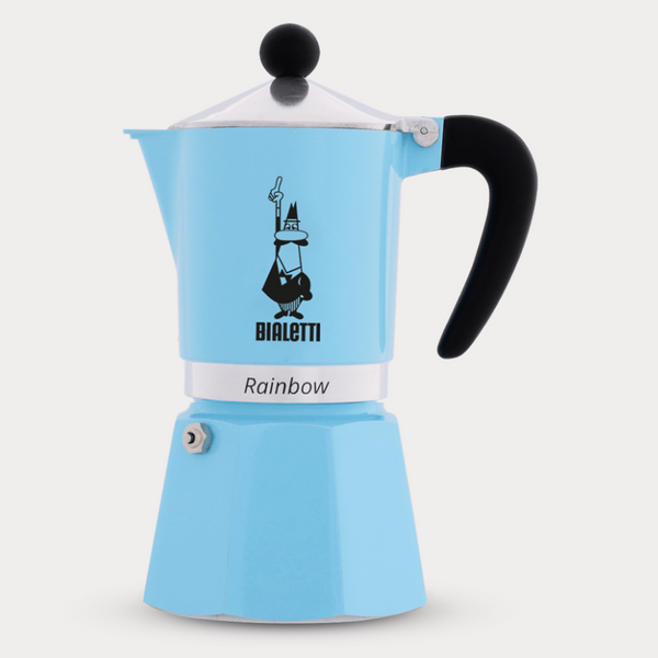 Bialetti Stove Top Espresso Pot - Rainbow Blue