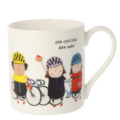 20% Cycling 80% Cake Mug