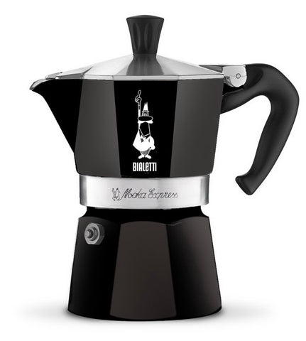 Bialetti Moka Express Stove Top Espresso Pot - Black