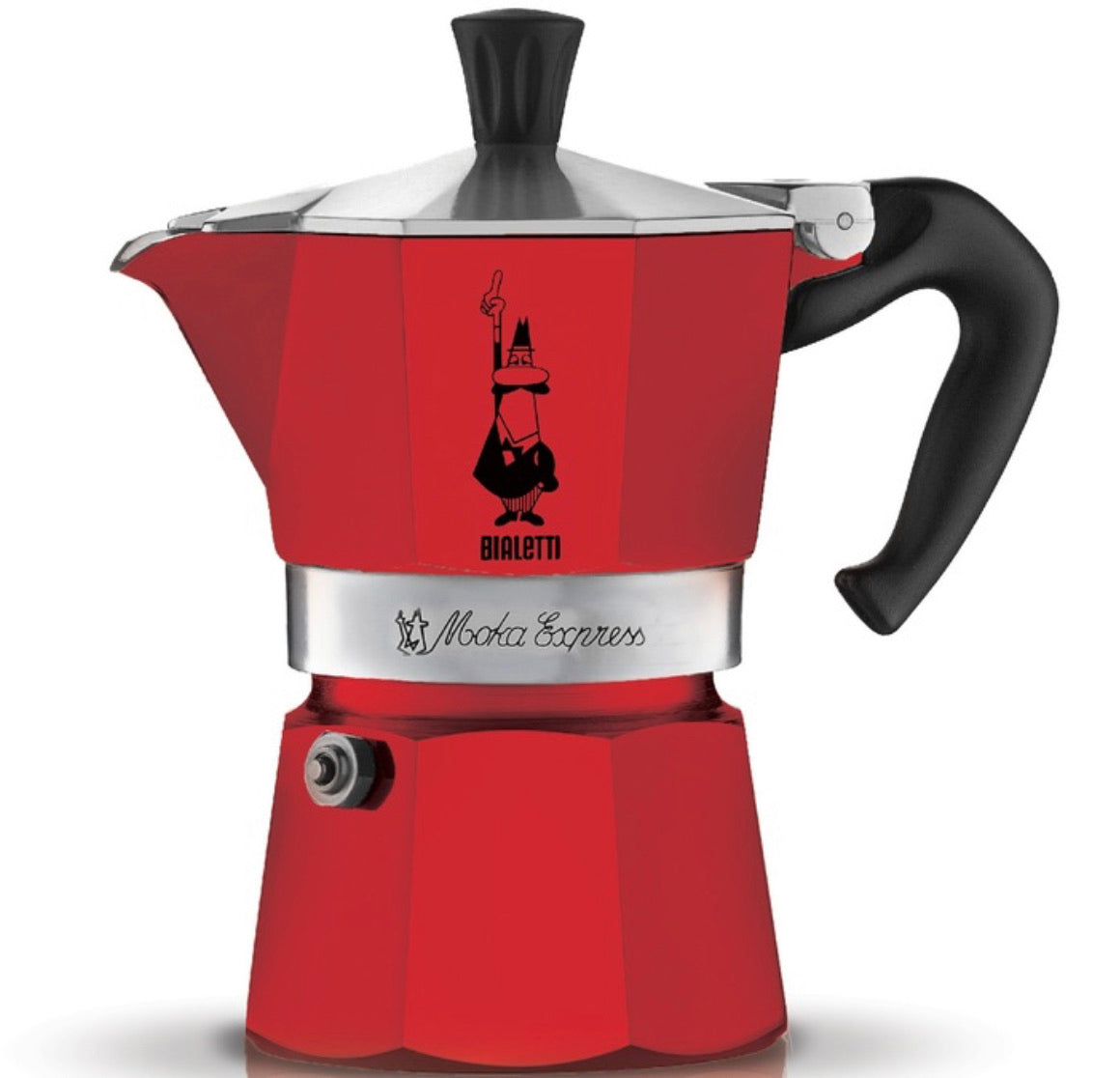 Bialetti Stove Top Espresso Pot - Red