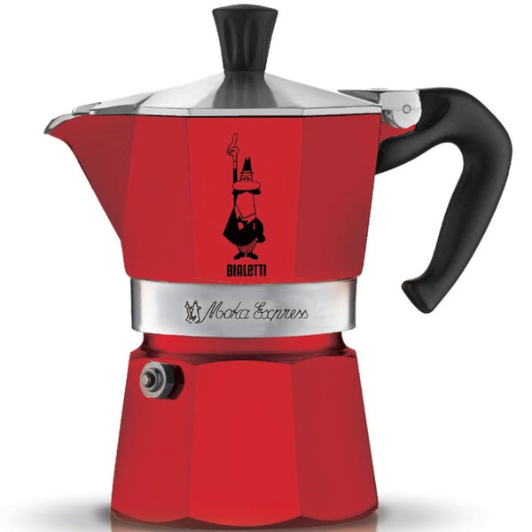 Bialetti Stove Top Espresso Pot - Red